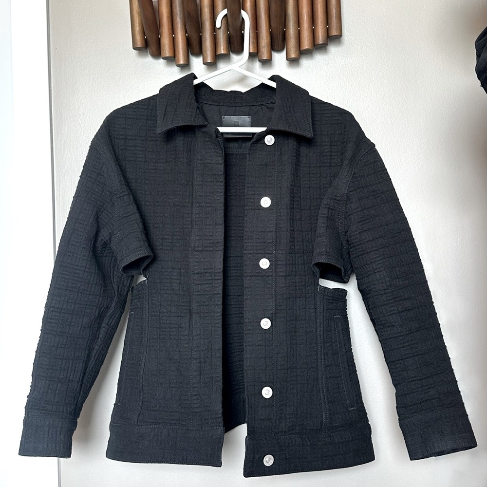 Givenchy Black Monogram Embossed Jacket
